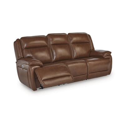 Canapé inclinable électrique Pier Brown Signature Design by Ashley Healy - 89,25 L x 40 P x 42,25 H