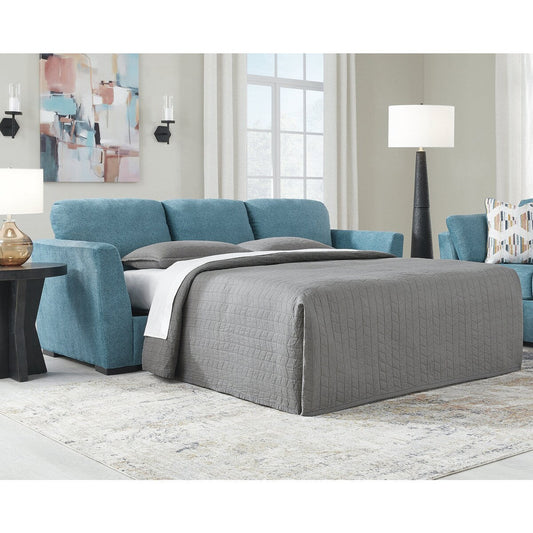 Canapé-lit Queen Keerwick bleu sarcelle Signature Design by Ashley - 94 L x 41 P x 39 H