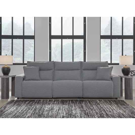 Canapé sectionnel inclinable électrique 3 pièces Signature Design by Ashley Modmax gris - 116 L x 41 P x 41 H