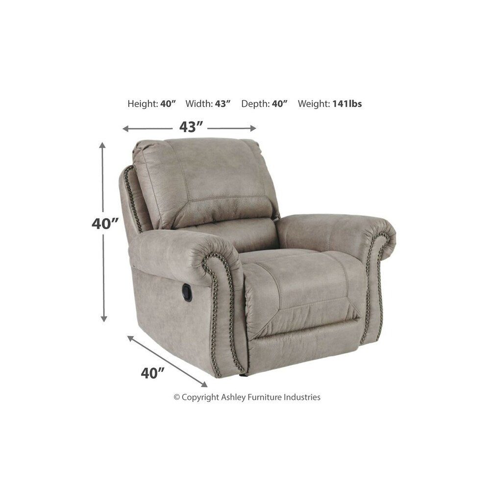 Fauteuil inclinable à bascule gris Signature Design by Ashley Olsberg
