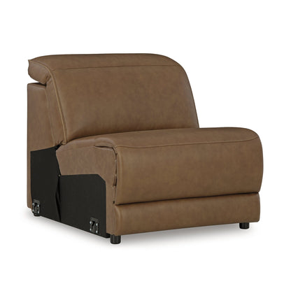 Canapé sectionnel inclinable électrique 3 pièces Signature Design by Ashley Rally-Up Brown - 116 L x 40 P x 34 H