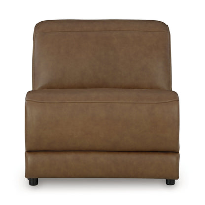 Canapé sectionnel inclinable électrique 3 pièces Signature Design by Ashley Rally-Up Brown - 116 L x 40 P x 34 H