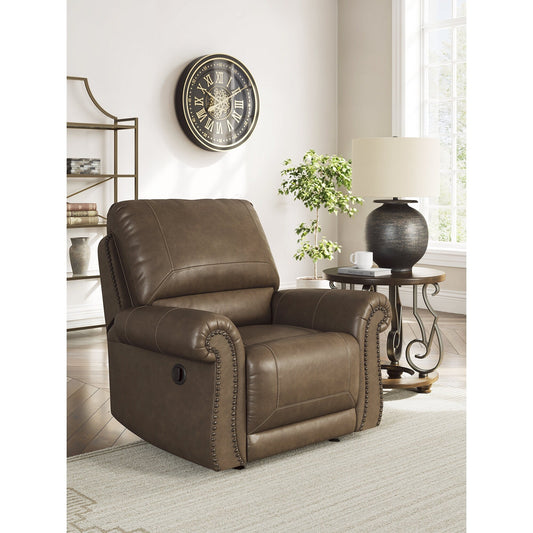 Fauteuil inclinable pivotant Shadsburne marron Signature Design by Ashley