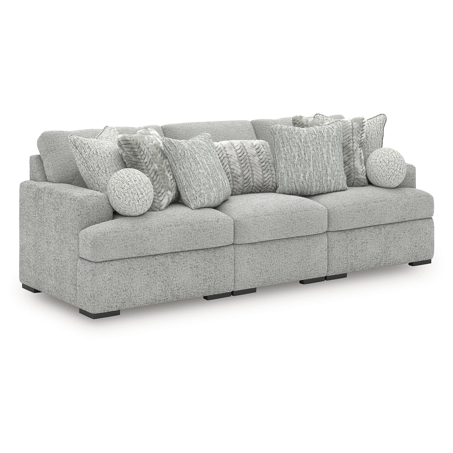 Canapé 3 pièces gris Signature Design by Ashley Snodoodle - 113 L x 41 P x 40 H