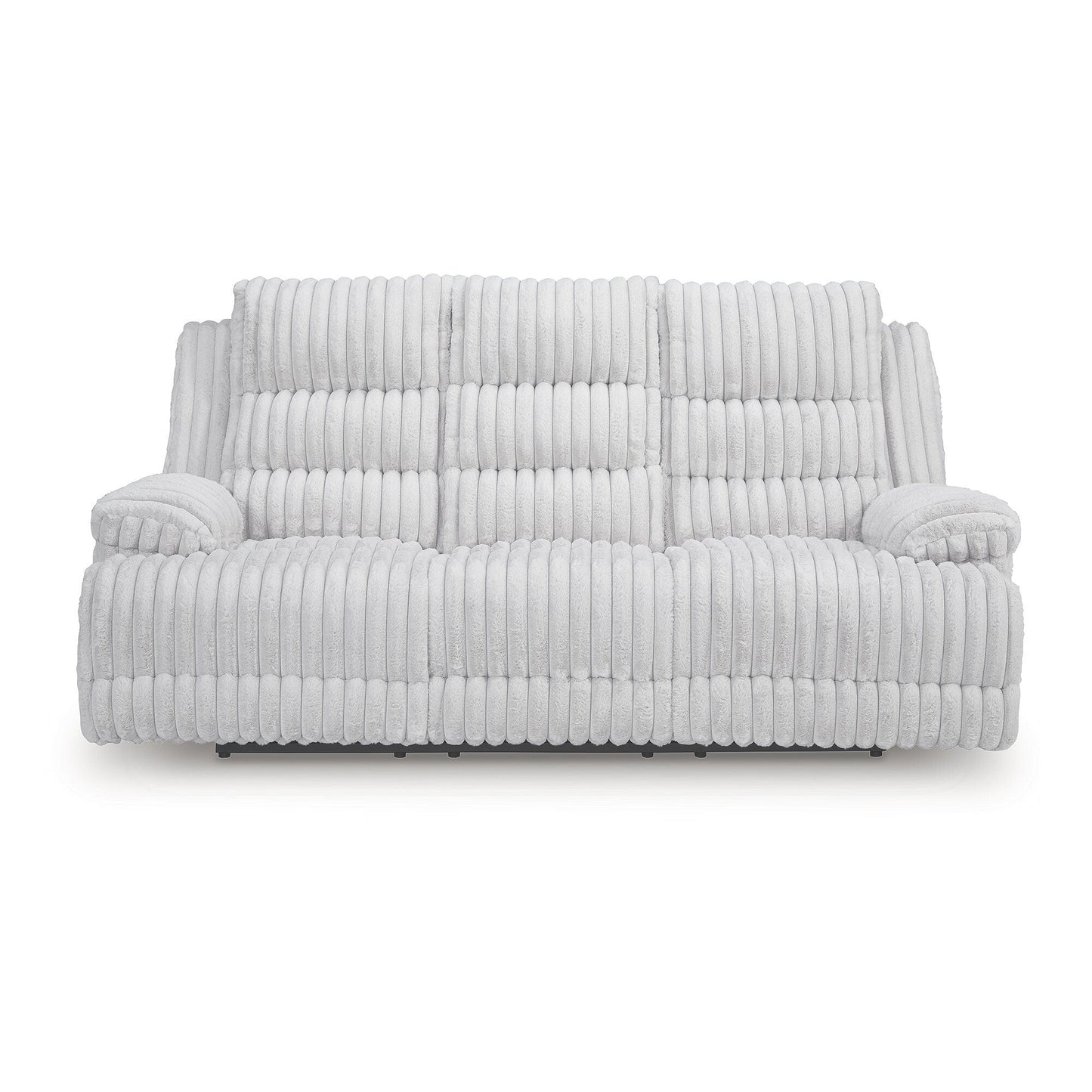 Canapé inclinable électrique blanc Signature Design by Ashley Technique avec table rabattable - 90 L x 42 P x 46 H