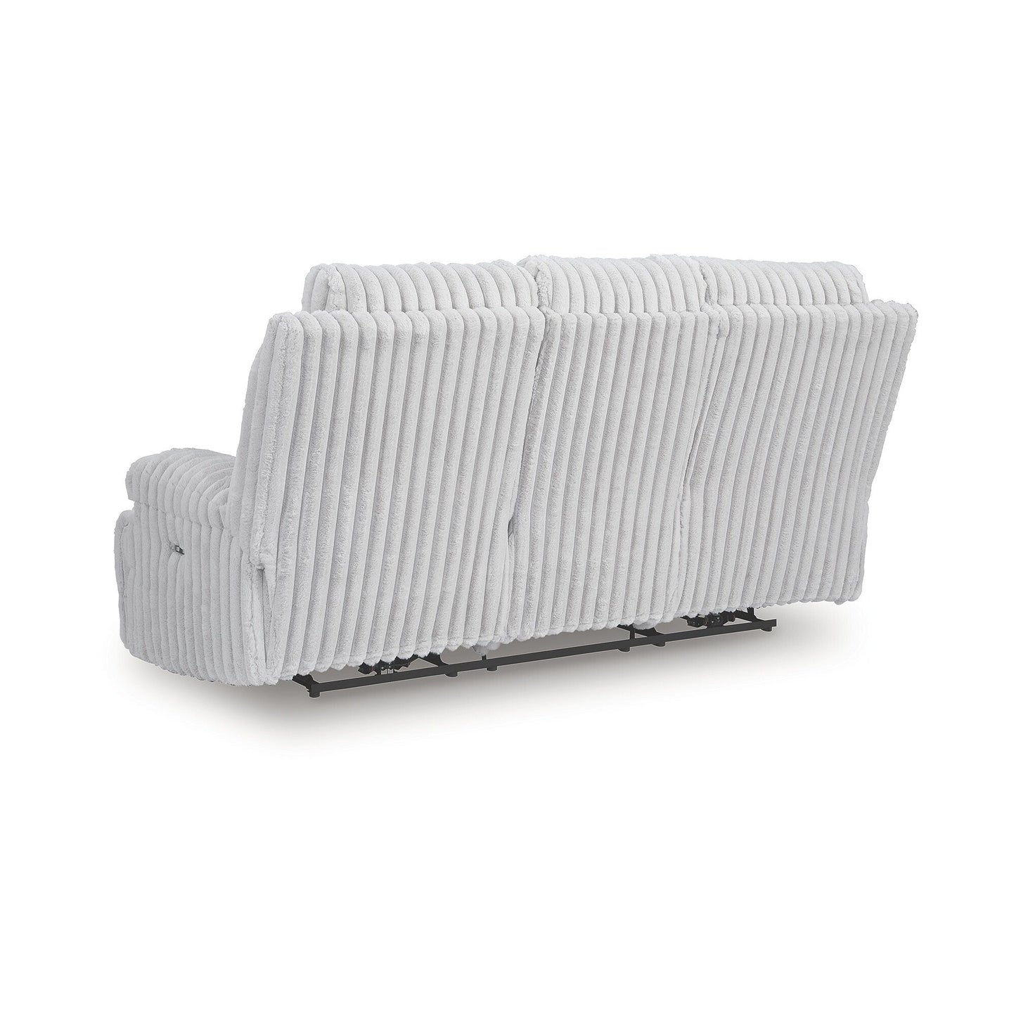 Canapé inclinable électrique blanc Signature Design by Ashley Technique avec table rabattable - 90 L x 42 P x 46 H