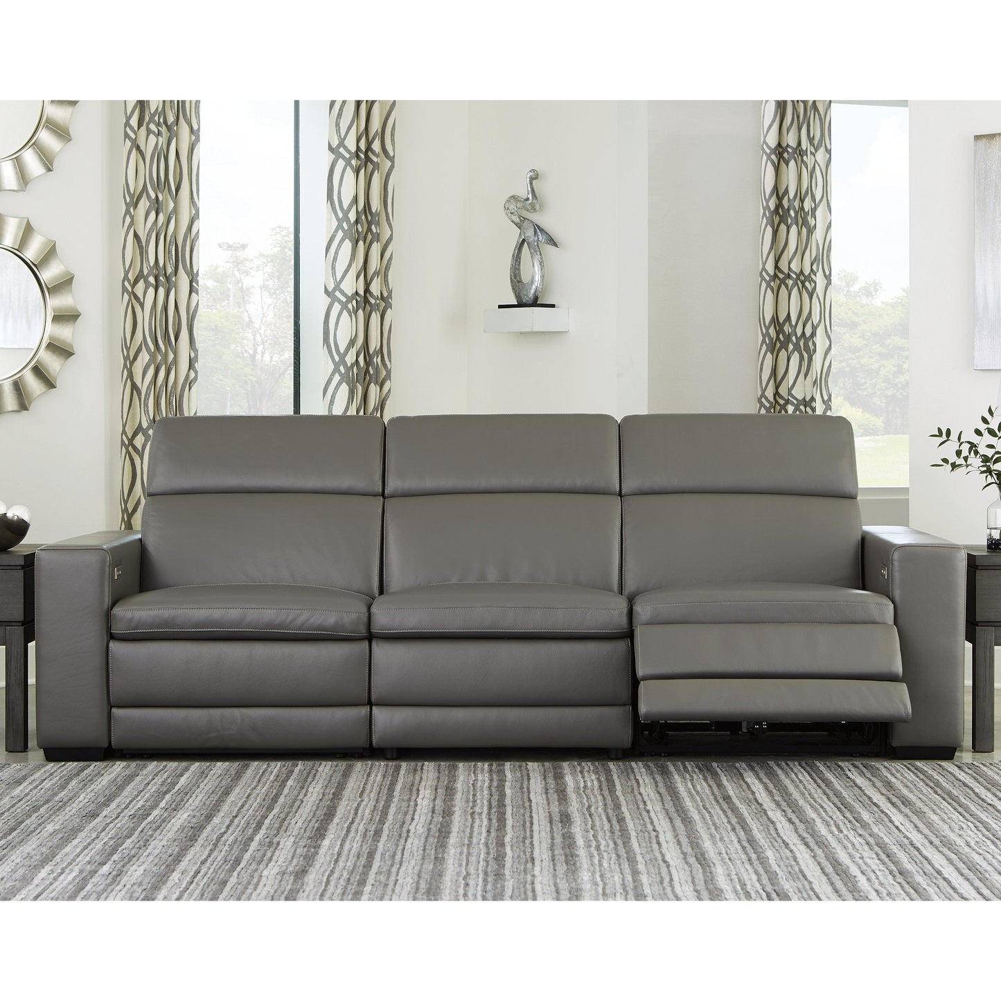 Canapé inclinable électrique Signature Design by Ashley Texline 4 pièces - 93 L x 43 P x 32 H
