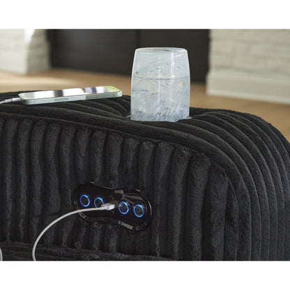 Canapé inclinable électrique TwinBrooke Signature Design by Ashley - 89 L x 44 P x 42 H