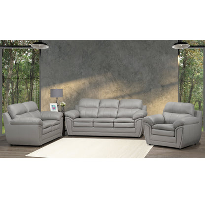 Canapé rembourré en cuir et gel Simon