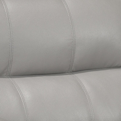 Canapé rembourré en cuir et gel Simon