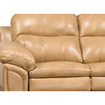 Canapé rembourré en cuir et gel Simon