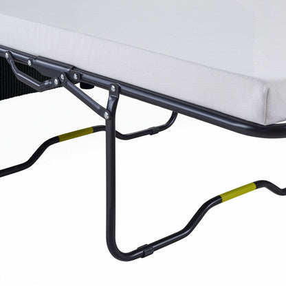 Canapé-lit deux places avec matelas pliable, poche de rangement et deux ports USB - 2 places