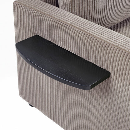 Canapé-lit deux places avec matelas pliable, poche de rangement et deux ports USB - 2 places