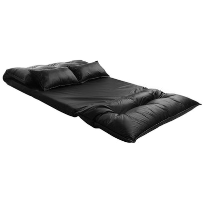 Canapé-lit futon pliable réglable Nestfair avec 2 oreillers