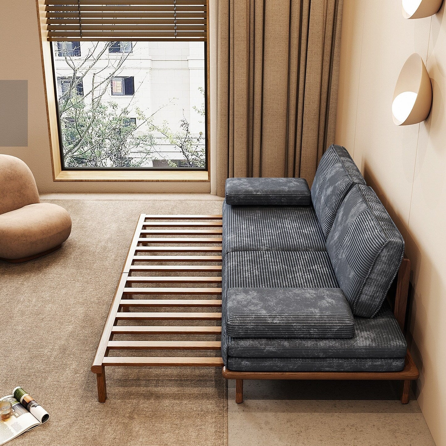 Canapé-lit, canapé-lit gigogne, canapé-lit en L