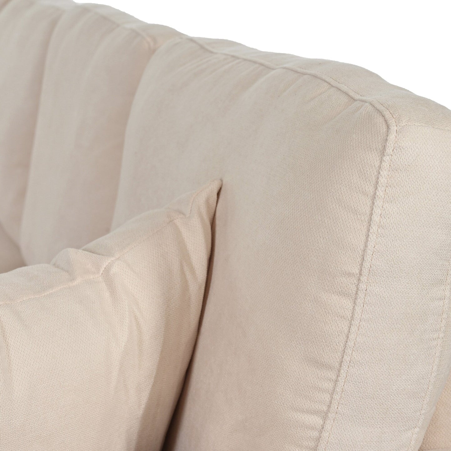 Canapé avec coussins de dossier et d'assise amovibles et 2 oreillers