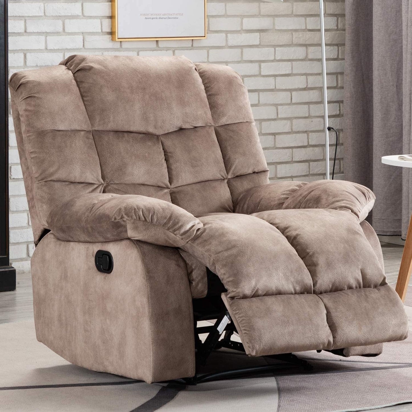 Fauteuil inclinable ergonomique manuel rembourré