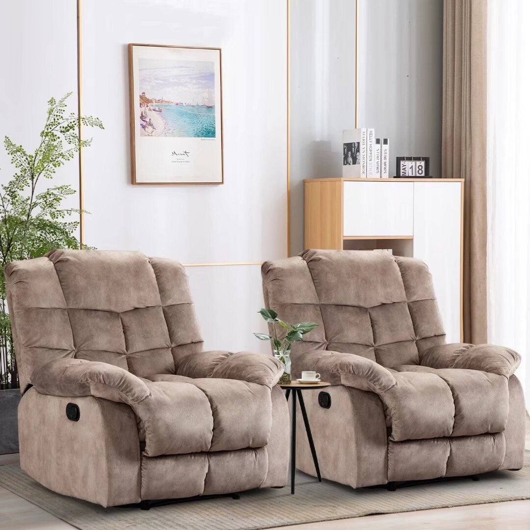 Fauteuil inclinable ergonomique manuel rembourré