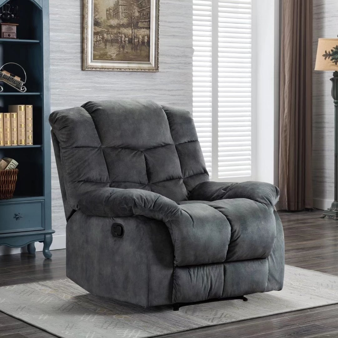 Fauteuil inclinable ergonomique manuel rembourré