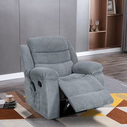 Fauteuil inclinable souple avec fonction massage et chauffage