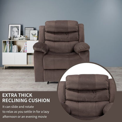 Fauteuil inclinable souple avec fonction massage et chauffage