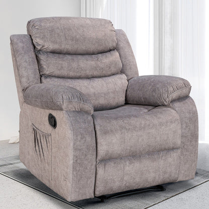 Fauteuil inclinable souple avec fonction massage et chauffage
