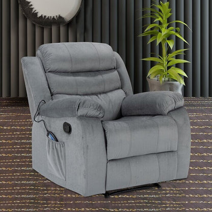 Fauteuil inclinable souple avec fonction massage et chauffage
