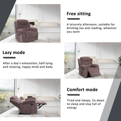 Fauteuil inclinable souple avec fonction massage et chauffage