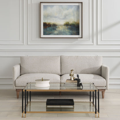 Canapé 2 places Solid - 83 - Gris sable