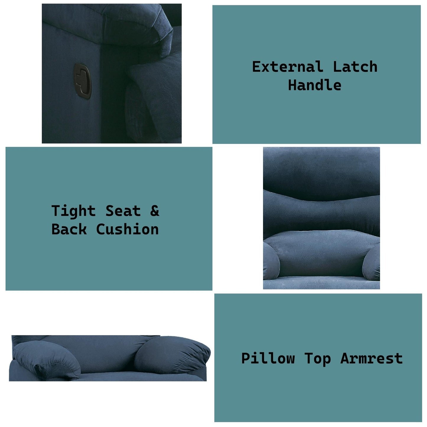 Fauteuil inclinable sophistiqué en tissu tissé pour une expérience de relaxation ultime