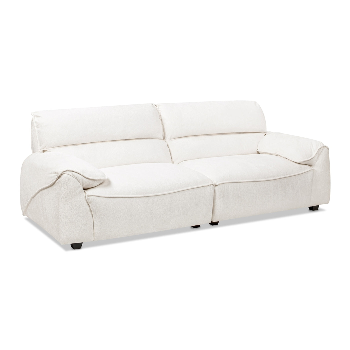 Canapé modulaire rembourré Sorrento 90,5 en chenille, 2 pièces