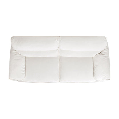 Canapé modulaire rembourré Sorrento 90,5 en chenille, 2 pièces