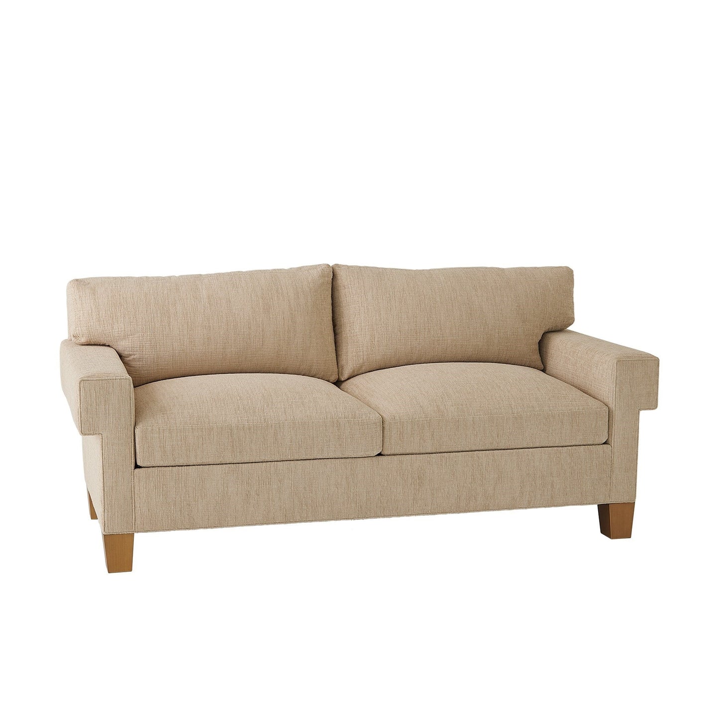 Canapé à accoudoirs carrés