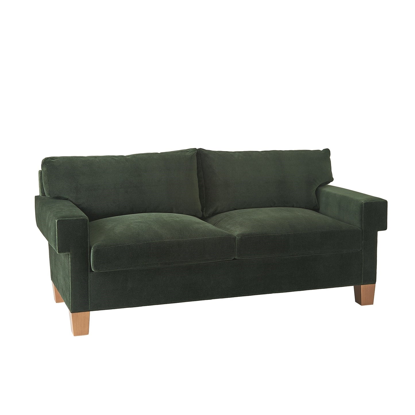 Canapé à accoudoirs carrés