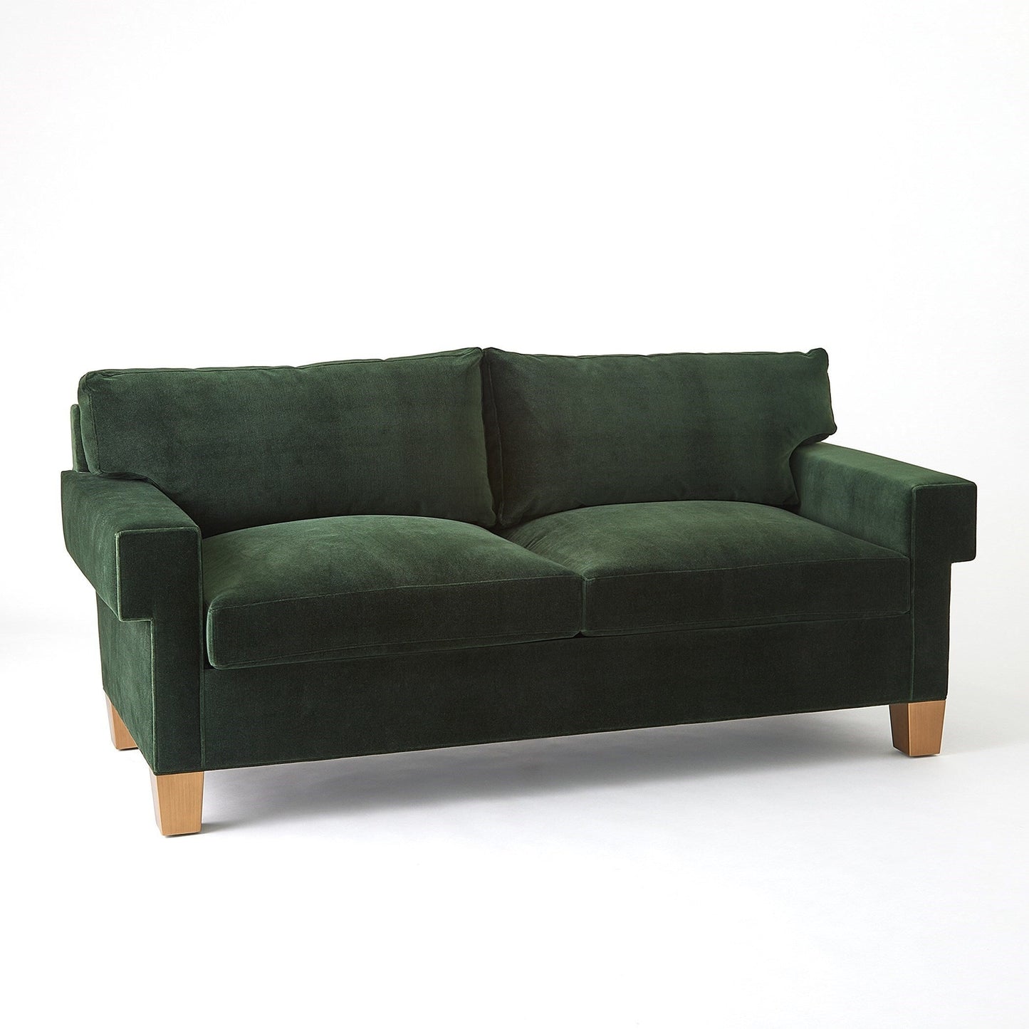 Canapé à accoudoirs carrés