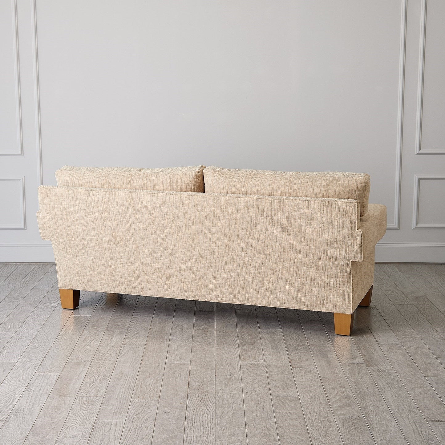 Canapé à accoudoirs carrés