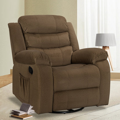 Fauteuil inclinable standard avec fonction bascule et pivot pour salon