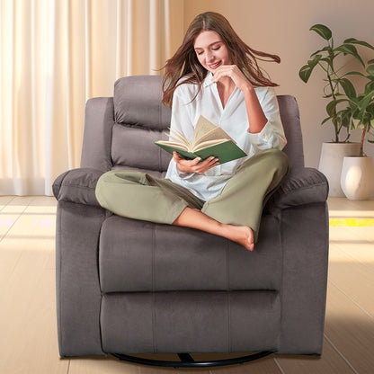 Fauteuil inclinable standard avec fonction bascule et pivot pour salon