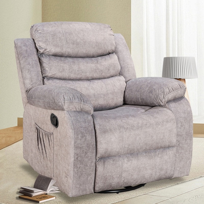 Fauteuil inclinable standard avec fonction bascule et pivot pour salon