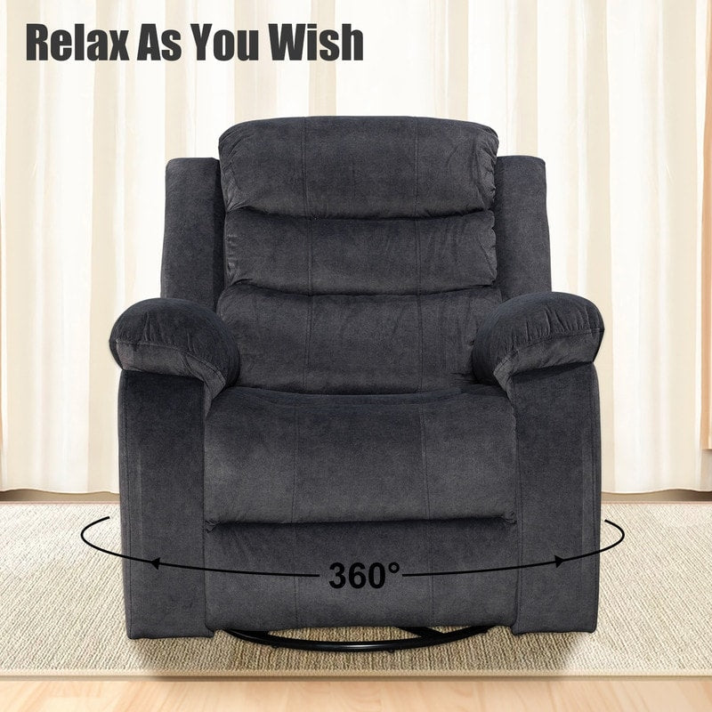 Fauteuil inclinable standard avec fonction bascule et pivot pour salon