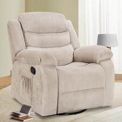 Fauteuil inclinable standard avec fonction bascule et pivot pour salon