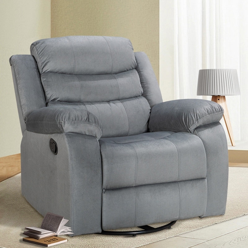 Fauteuil inclinable standard avec fonction bascule et pivot pour salon