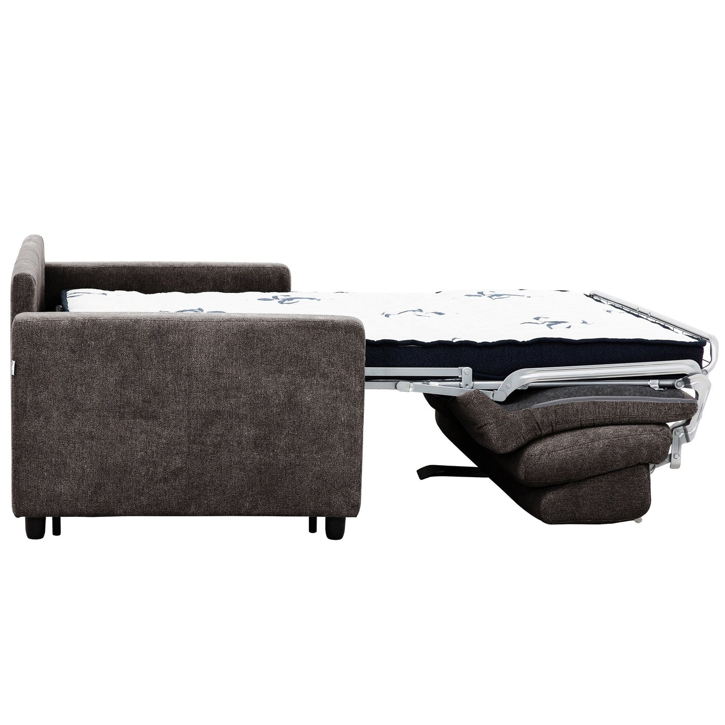 Canapé-lit queen Stearns &amp; Foster® Atillio 80 po avec matelas à ressorts ensachés, brun foncé