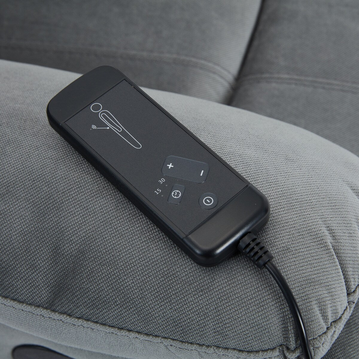 Fauteuil inclinable manuel rembourré de transition Steph Plush