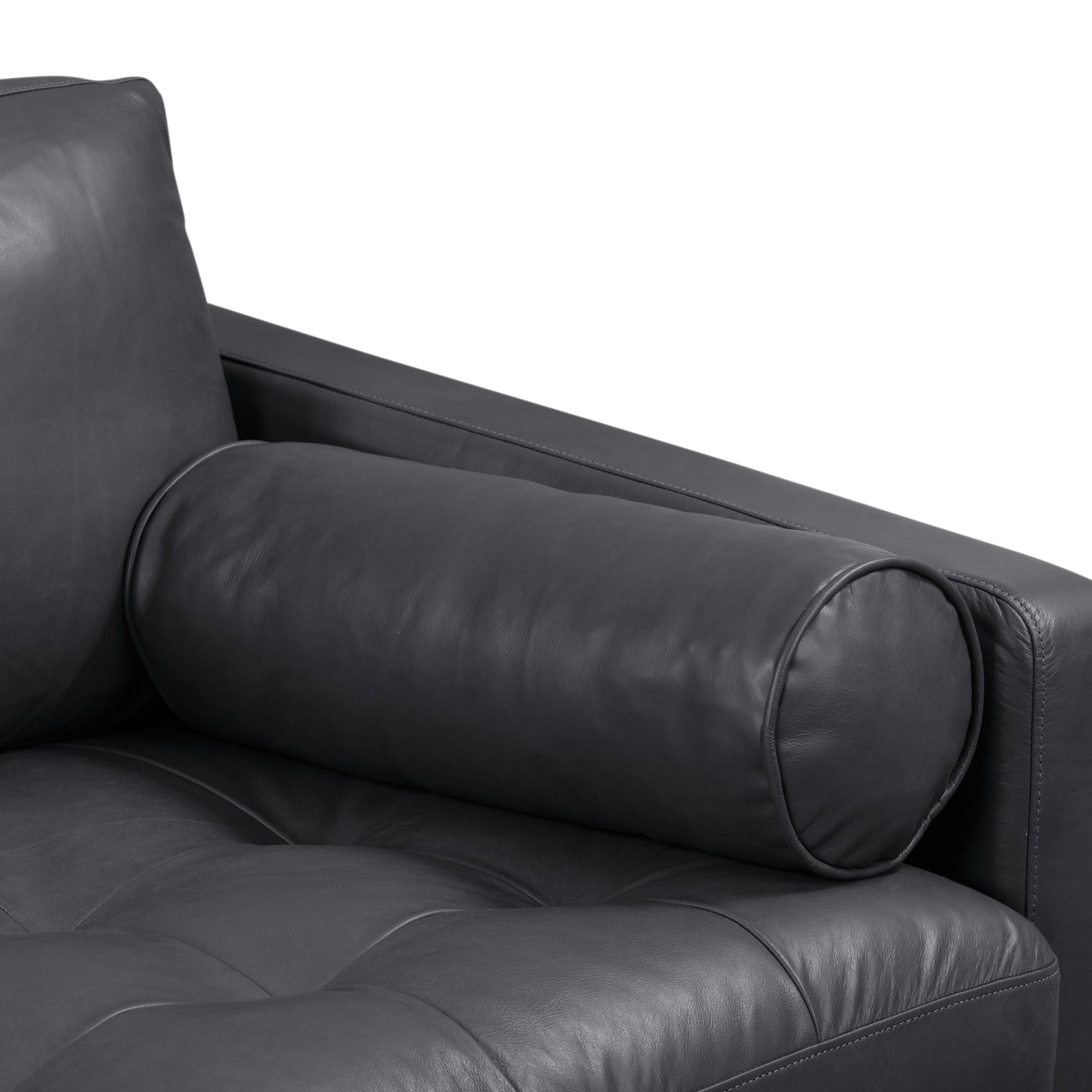 Canapé Poly &amp; Bark Napa 88.5 - Cuir italien véritable