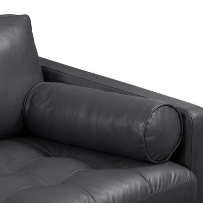 Canapé Poly &amp; Bark Napa 88.5 - Cuir italien véritable