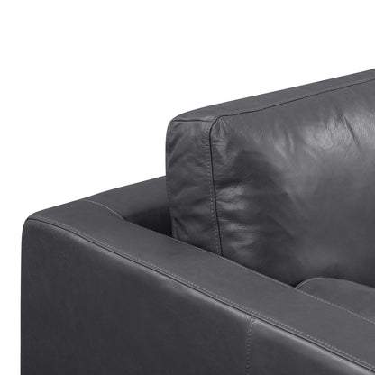 Canapé Poly &amp; Bark Napa 88.5 - Cuir italien véritable