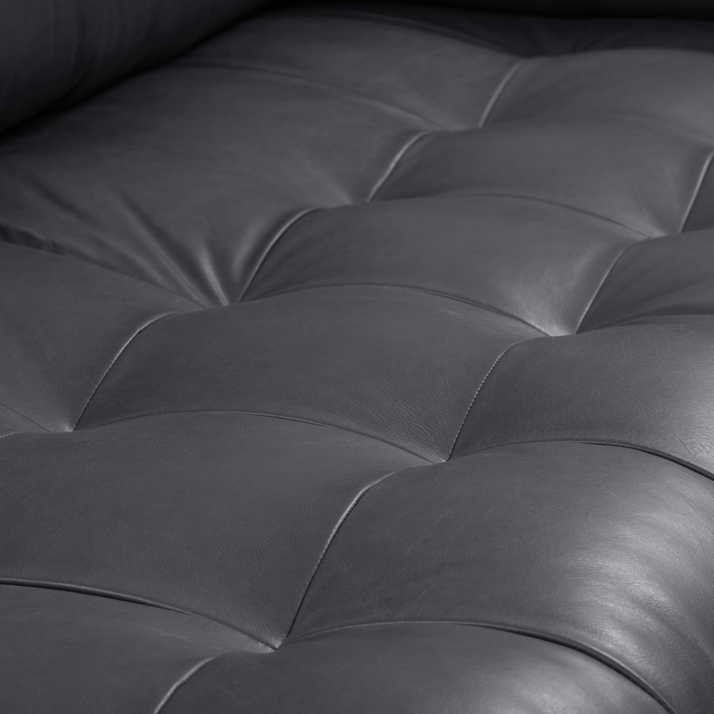 Canapé Poly &amp; Bark Napa 88.5 - Cuir italien véritable