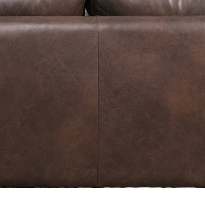 Canapé Poly &amp; Bark Napa 88.5 - Cuir italien véritable