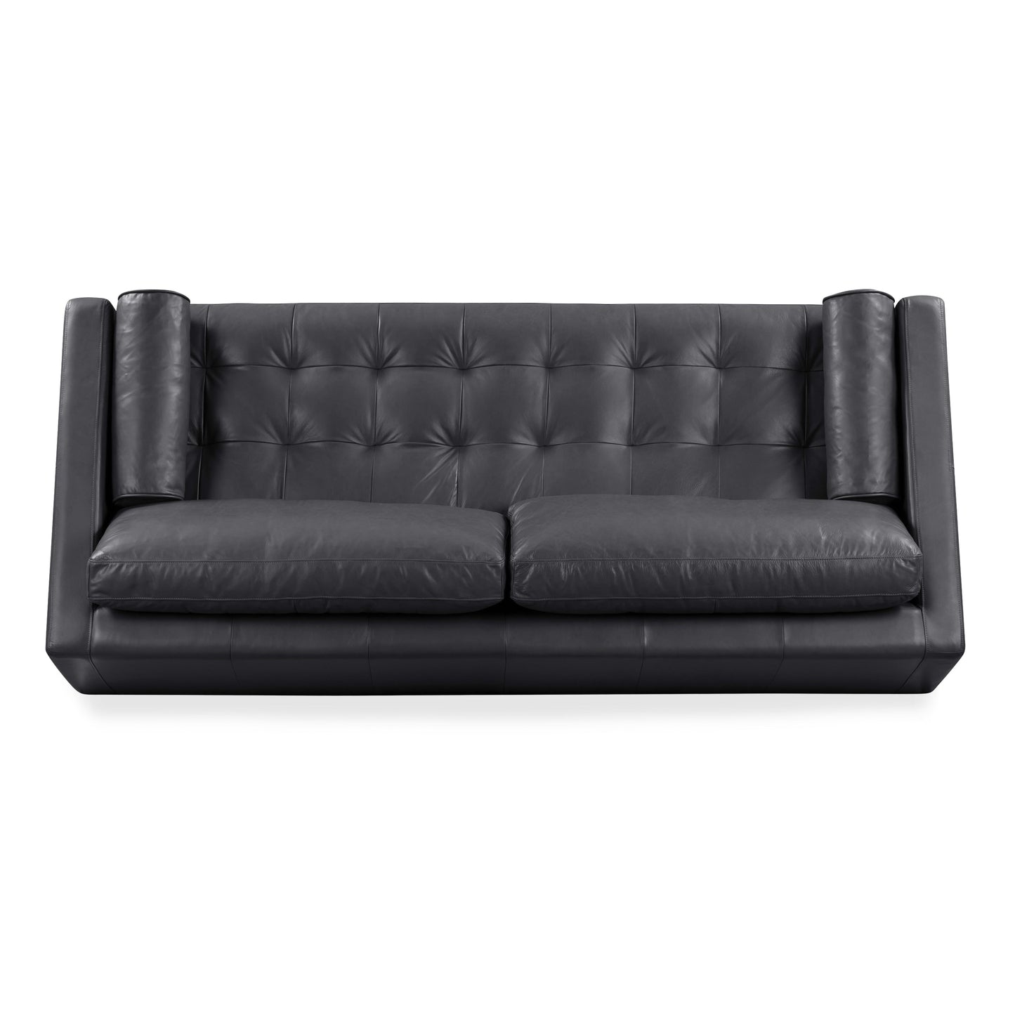 Canapé Poly &amp; Bark Napa 88.5 - Cuir italien véritable